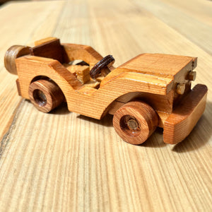105mm Handmade Timber 'Safari' Car