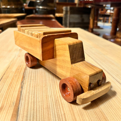 210mm Handmade Timber Truck w/blocks