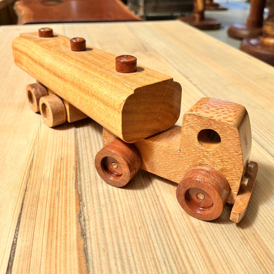 305mm  Handmade Timber Flat nose Tanker Truck and Trailer