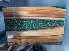 Load image into Gallery viewer, Bullet Resin River coffee/side table (Varnished)