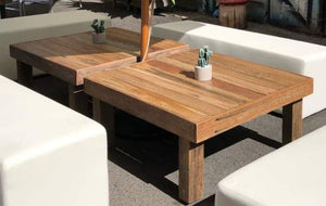 900mm coffee table wooden recycled