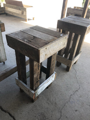 400mm bar stool standard wooden recycled
