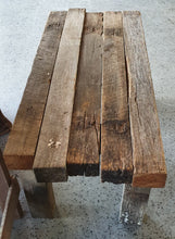 Load image into Gallery viewer, Abstract wooden bench - one off piece