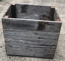 Load image into Gallery viewer, 400mm Square planter wooden recycled