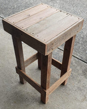 Load image into Gallery viewer, 440mm bar stool standard wooden recycled