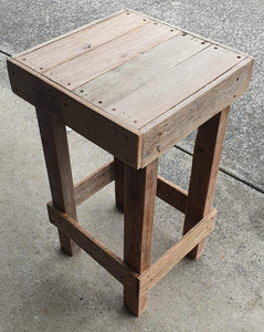 440mm bar stool standard wooden recycled