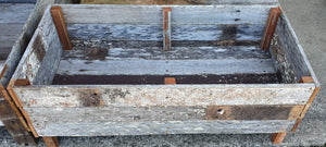 840mm rectangle planter wooden recycled
