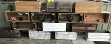 Load image into Gallery viewer, 740mm rectangle planter wooden recycled