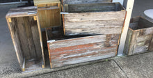 Load image into Gallery viewer, 740mm rectangle planter wooden recycled