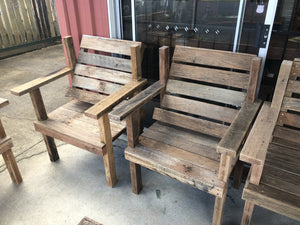 600mm single chair with swing back