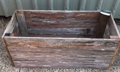 540mm rectangle planter wooden recycled