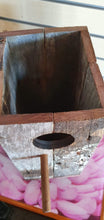 Load image into Gallery viewer, Bird box small wooden recycled