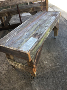 1000mm Bench seat wooden recycled