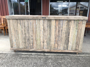 2100mm shop counter wooden recycled